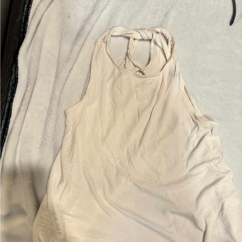 Old Navy Cream Sleeveless Tank Top